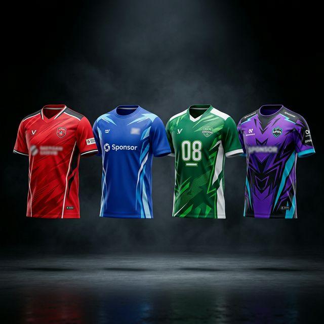 Koleksi Jersey Custom - Futsal, Badminton, Voli, Esports